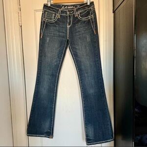 L.A. Idol Dark Blue Flare Jeans